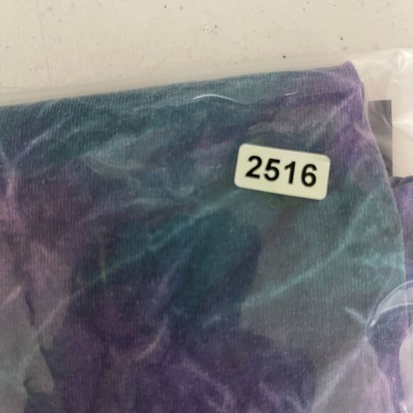 Vintage Fruit of the Loom T Shirt Mens Large Purple Blue Tie Dye Single Stitch - Picture 11 of 11